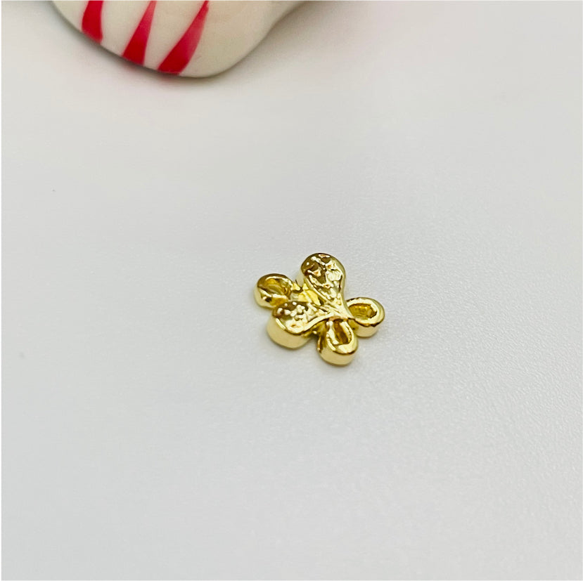 FO842 Colgante Mini Mariposa 9x9 mm incluye argollita Figura Baño Oro Figuras Bañadas en Oro y Plata hecho de Bronce Bañado en Oro 18K Joyas Bañadas en Oro